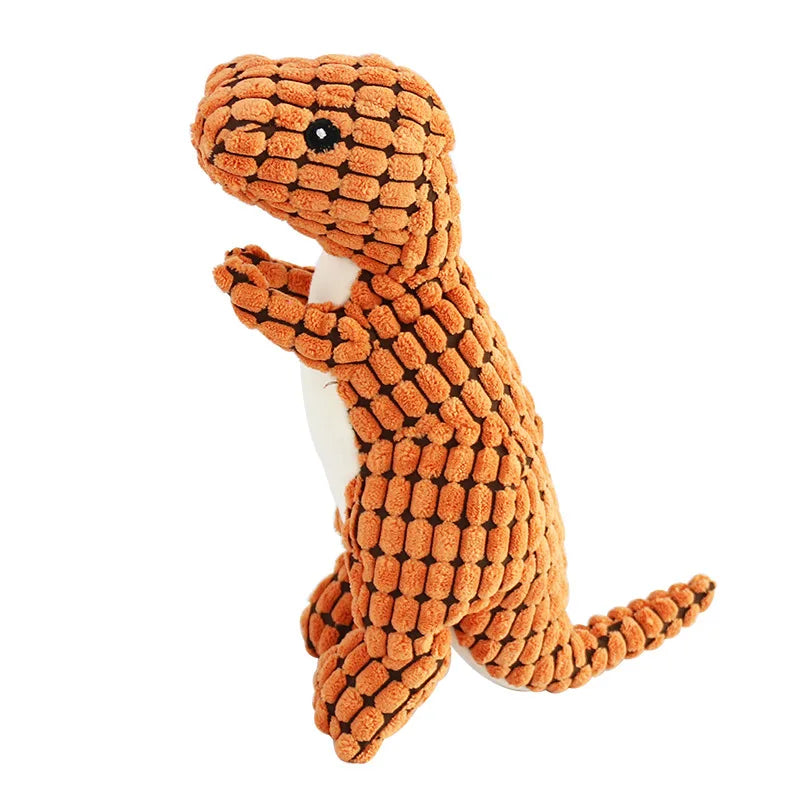 Dinosaur Plush Chew Toy – Fun Training & Exercise Toy for Dogs & Cats