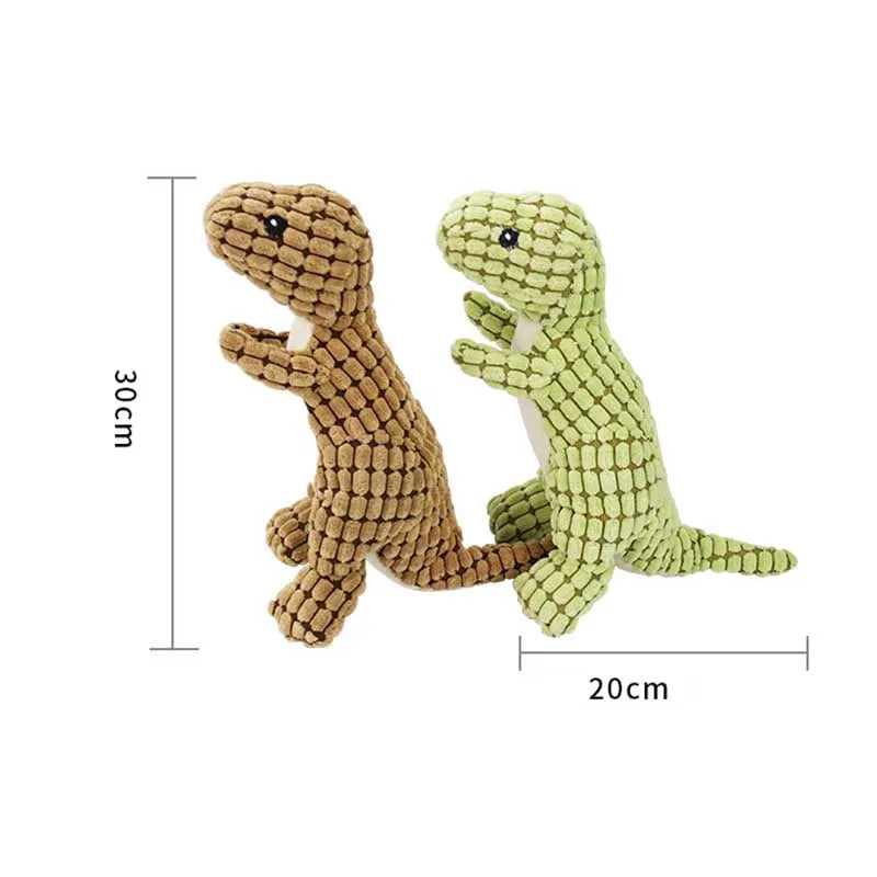 Dinosaur Plush Chew Toy – Fun Training & Exercise Toy for Dogs & Cats