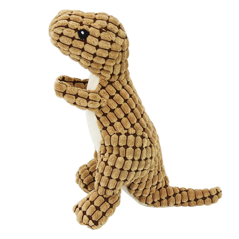 Dinosaur Plush Chew Toy – Fun Training & Exercise Toy for Dogs & Cats
