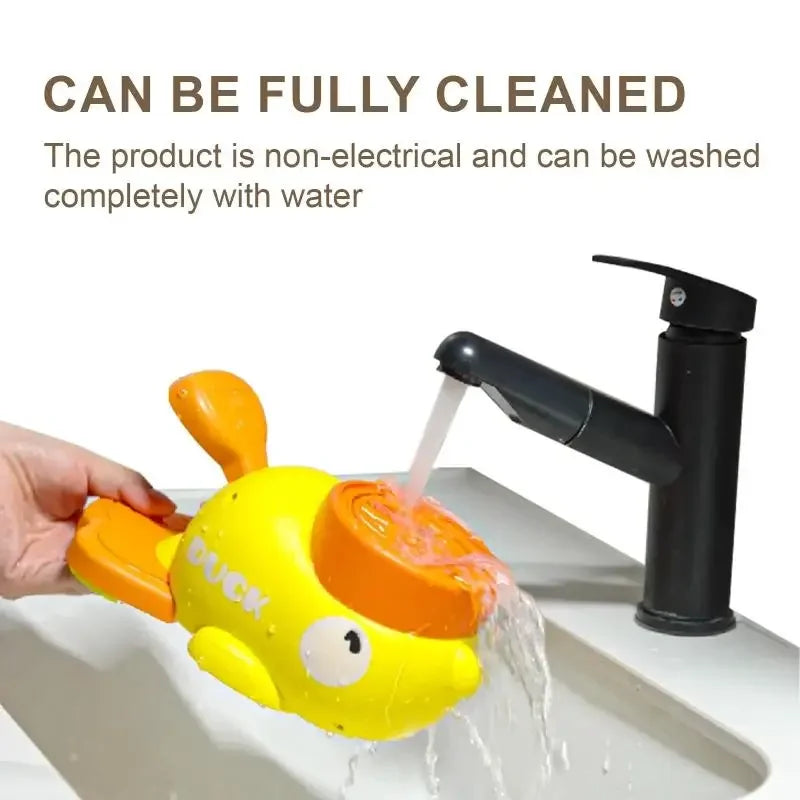 2-in-1 Automatic Dog Toy & Treat Dispenser – Cartoon Duck Feeder