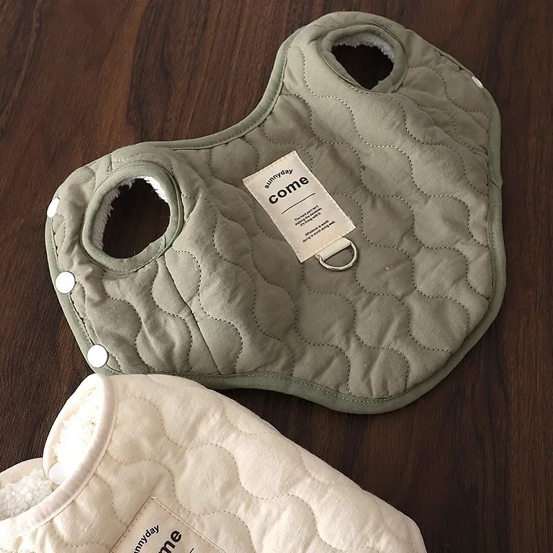 Thickened Warm Dog Jacket – Fleece Winter Coat for Small & Medium Dogs