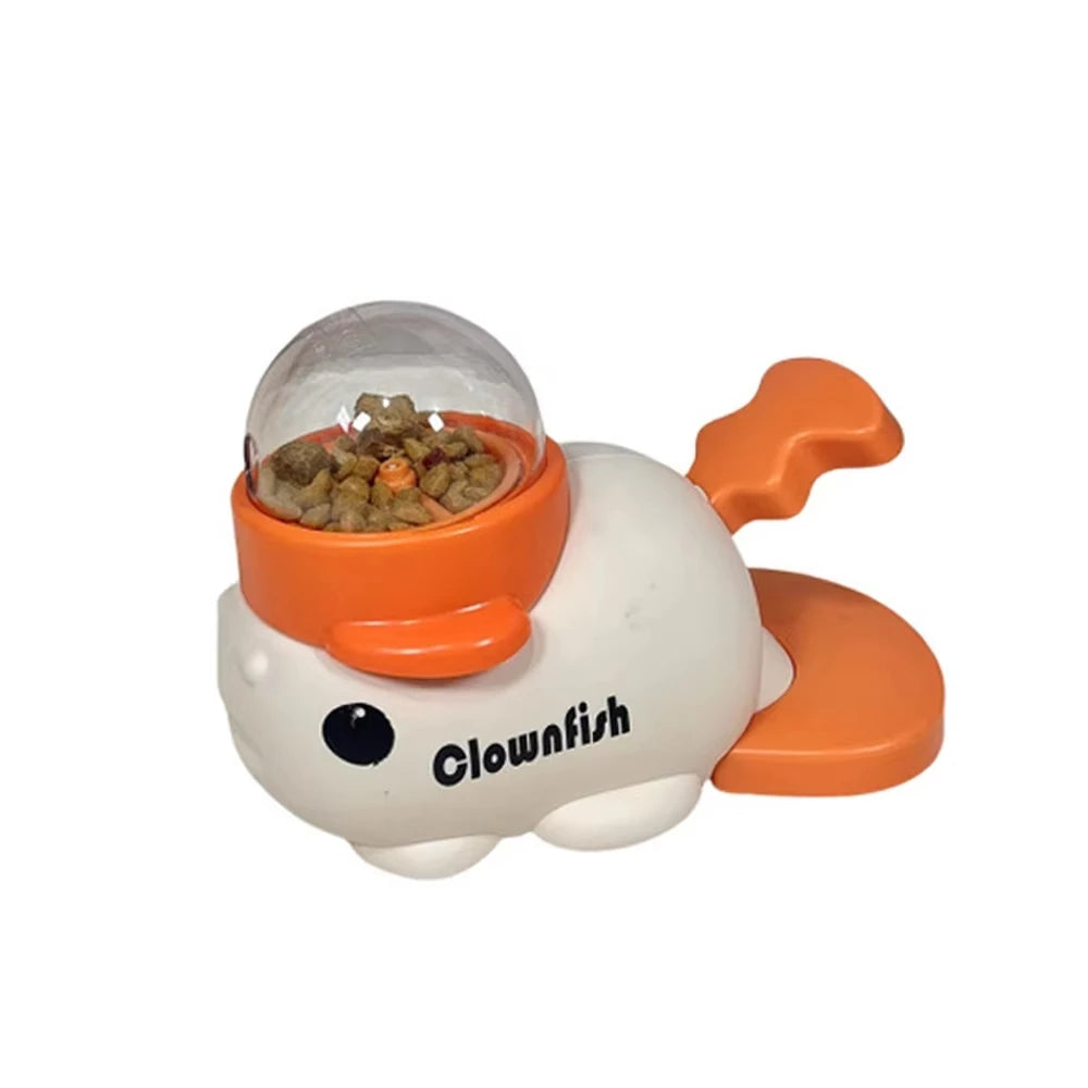 2-in-1 Automatic Dog Toy & Treat Dispenser – Cartoon Duck Feeder