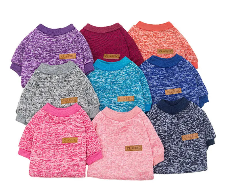 Warm Winter Dog Coat Sweatshirt