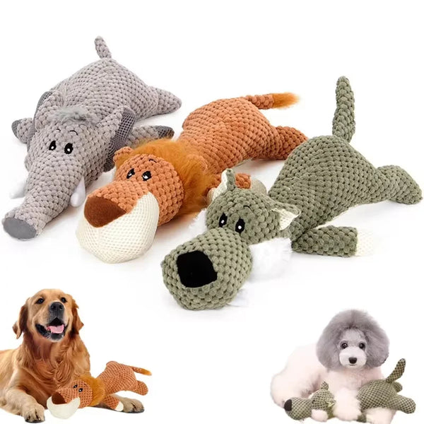 Squeaky Plush Dog Toy Toy For Small & Medium Dogs