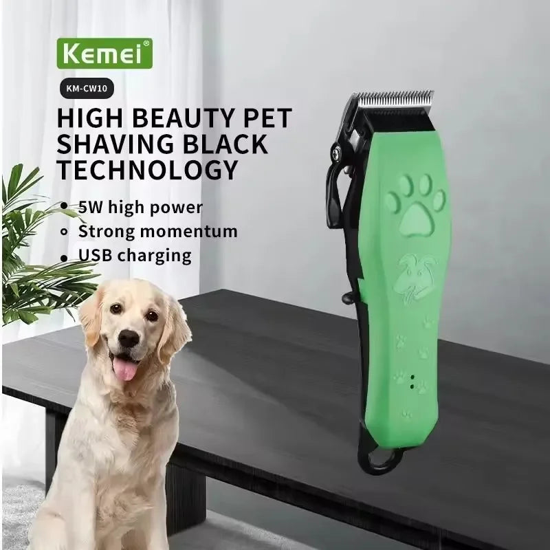 Rechargeable Pet Hair Clippers – Adjustable Trimmer for Cats & Dogs
