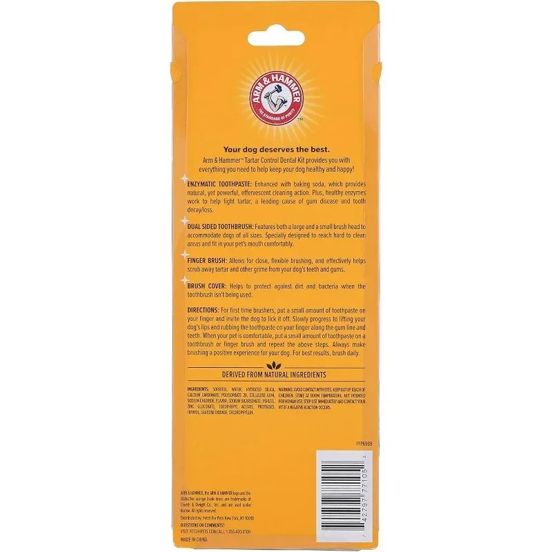 Pet Toothbrush and Toothpaste Kit