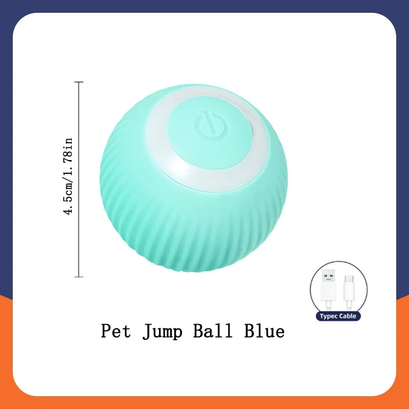 Smart Interactive Dog & Cat Toy Ball – USB Automatic Bouncing Ball