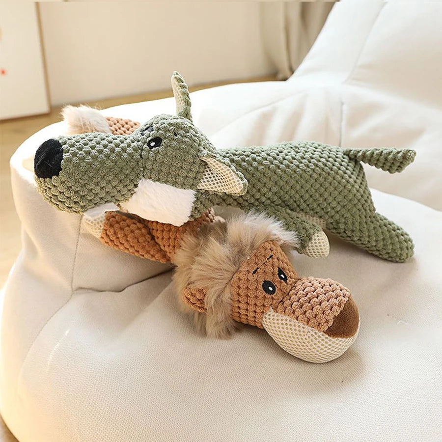 Squeaky Plush Dog Toy Toy For Small & Medium Dogs