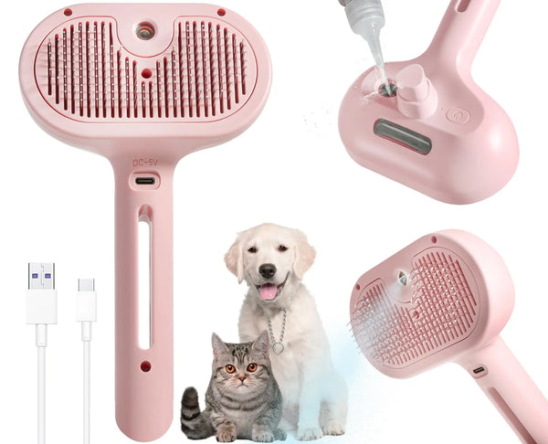 Electric Pet Hair Straightener & Comb – Massage & Hair Care for Cats