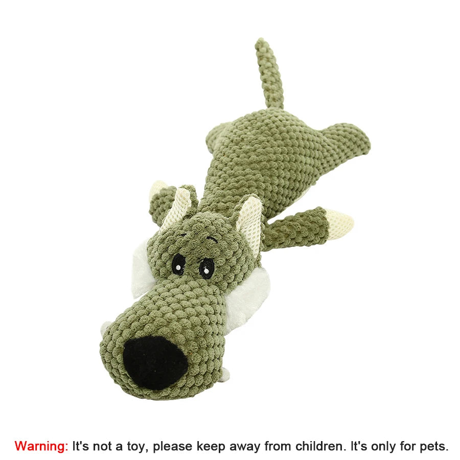 Squeaky Plush Dog Toy Toy For Small & Medium Dogs