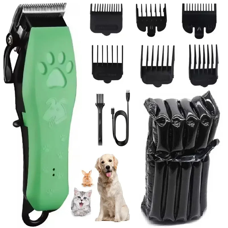 Rechargeable Pet Hair Clippers – Adjustable Trimmer for Cats & Dogs