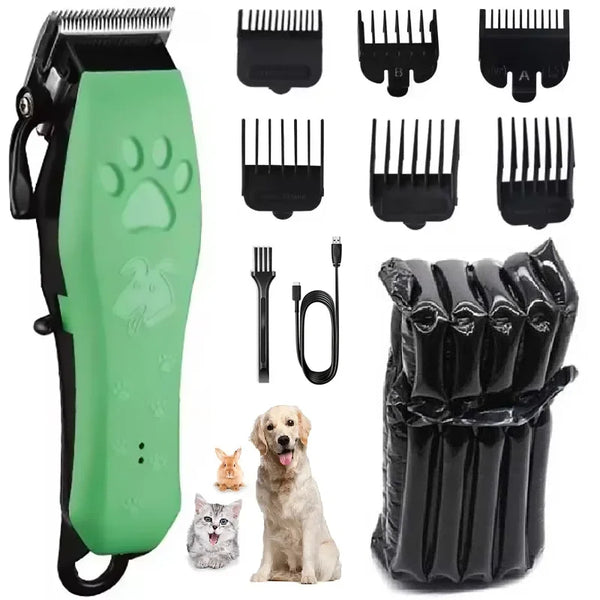 Rechargeable Pet Hair Clippers – Adjustable Trimmer for Cats & Dogs