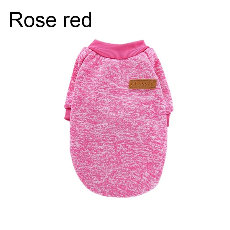 Warm Winter Dog Coat Sweatshirt