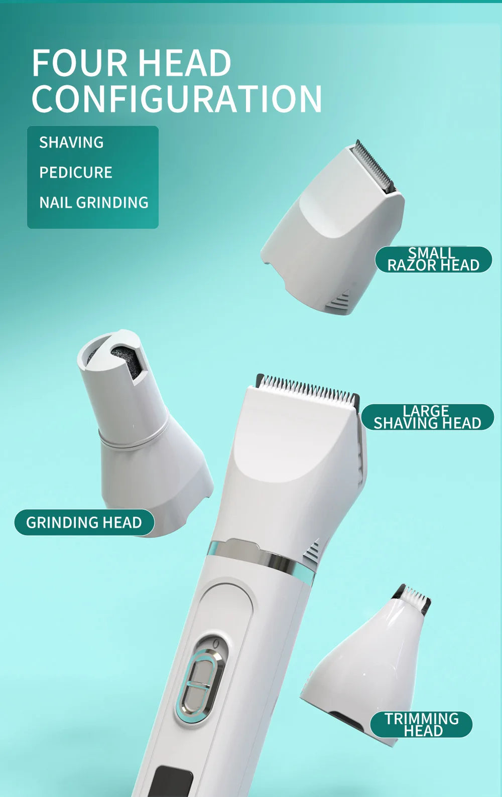 Professional Silent USB Dog Clippers