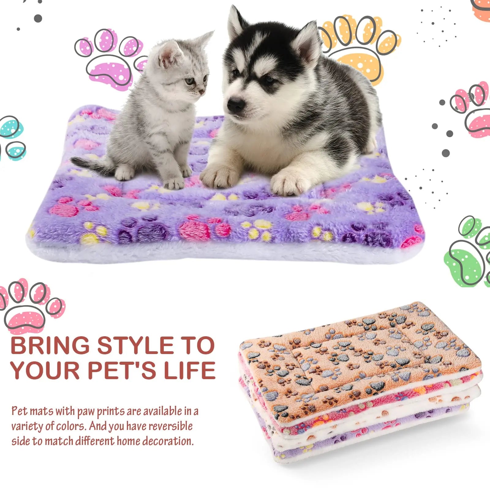 Pet Sleeping Mat – Washable Dog & Cat Bed Mattress