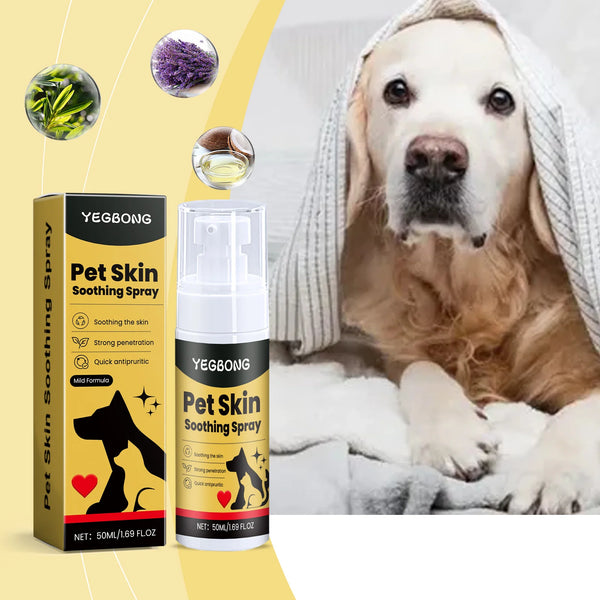 Pet Skin Care Spray – Itch Relief & Flea Control for Dogs & Cats