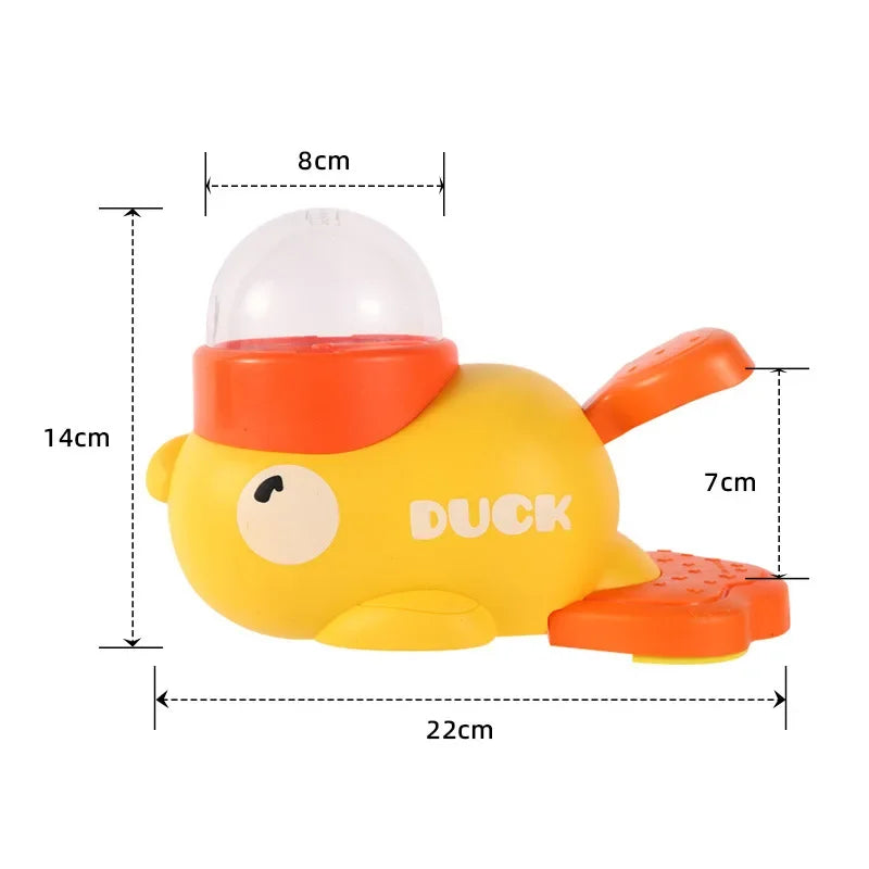 2-in-1 Automatic Dog Toy & Treat Dispenser – Cartoon Duck Feeder