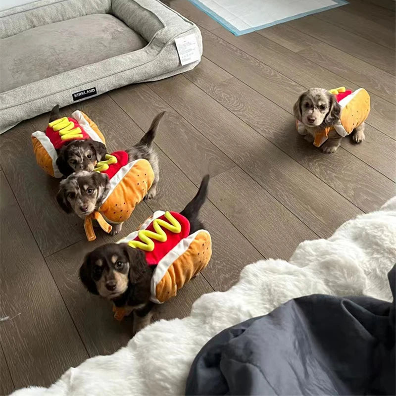 Funny Hot Dog Halloween Costume – Pet Outfit for Dogs & Cats
