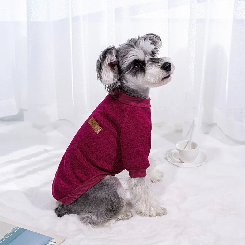 Warm Winter Dog Coat Sweatshirt