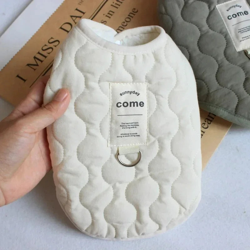 Thickened Warm Dog Jacket – Fleece Winter Coat for Small & Medium Dogs