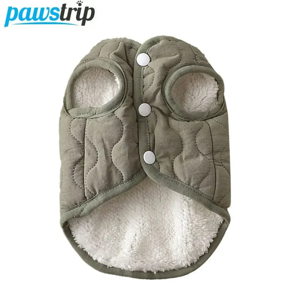 Thickened Warm Dog Jacket – Fleece Winter Coat for Small & Medium Dogs