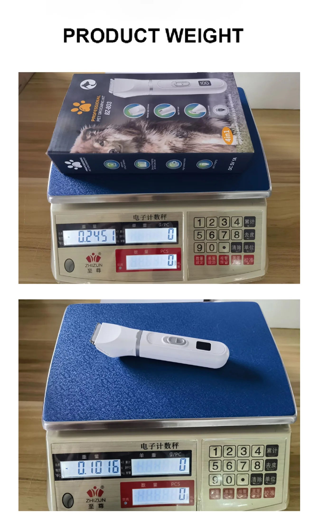 Professional Silent USB Dog Clippers