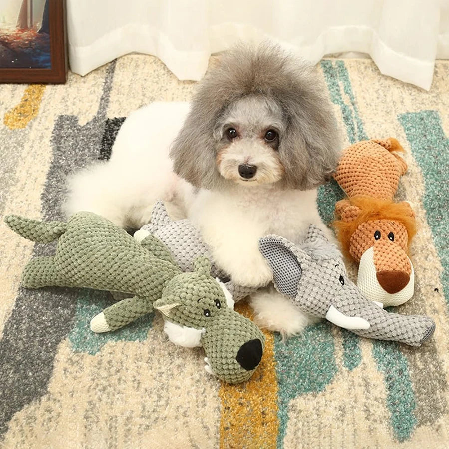 Squeaky Plush Dog Toy Toy For Small & Medium Dogs
