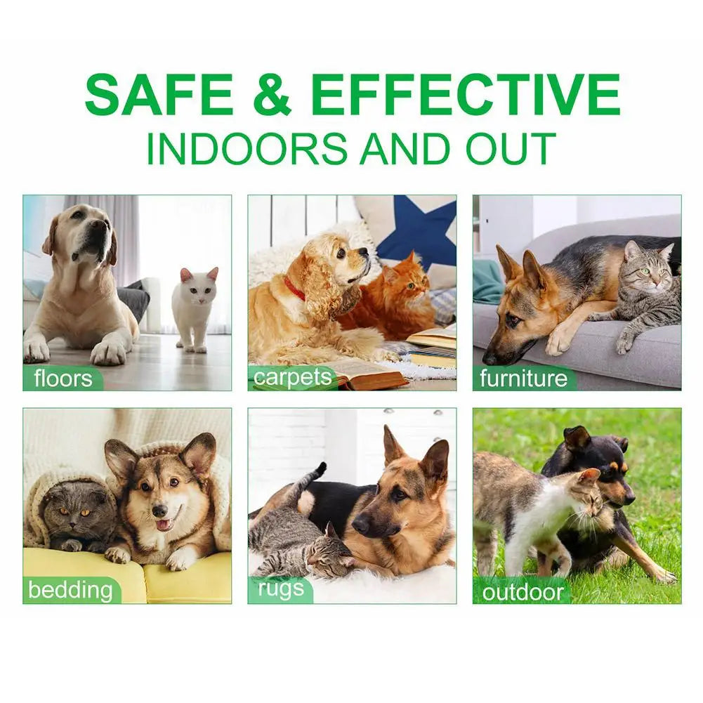 60ml Pet Flea Killer Drops – Anti-Flea & Tick Treatment for Cats & Dogs