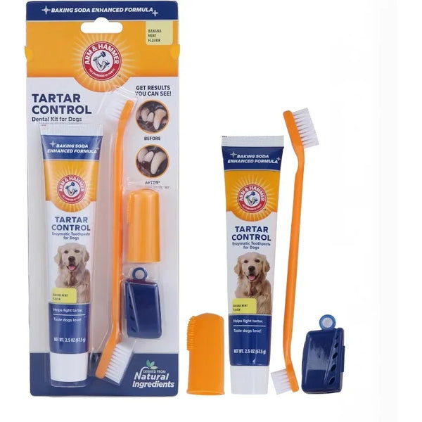 Pet Toothbrush and Toothpaste Kit