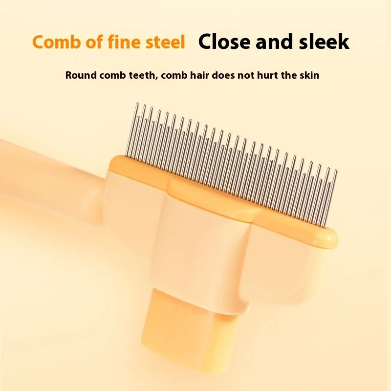 Dog & Cat Hair Remover Brush – Grooming Comb for Long-Haired Pets