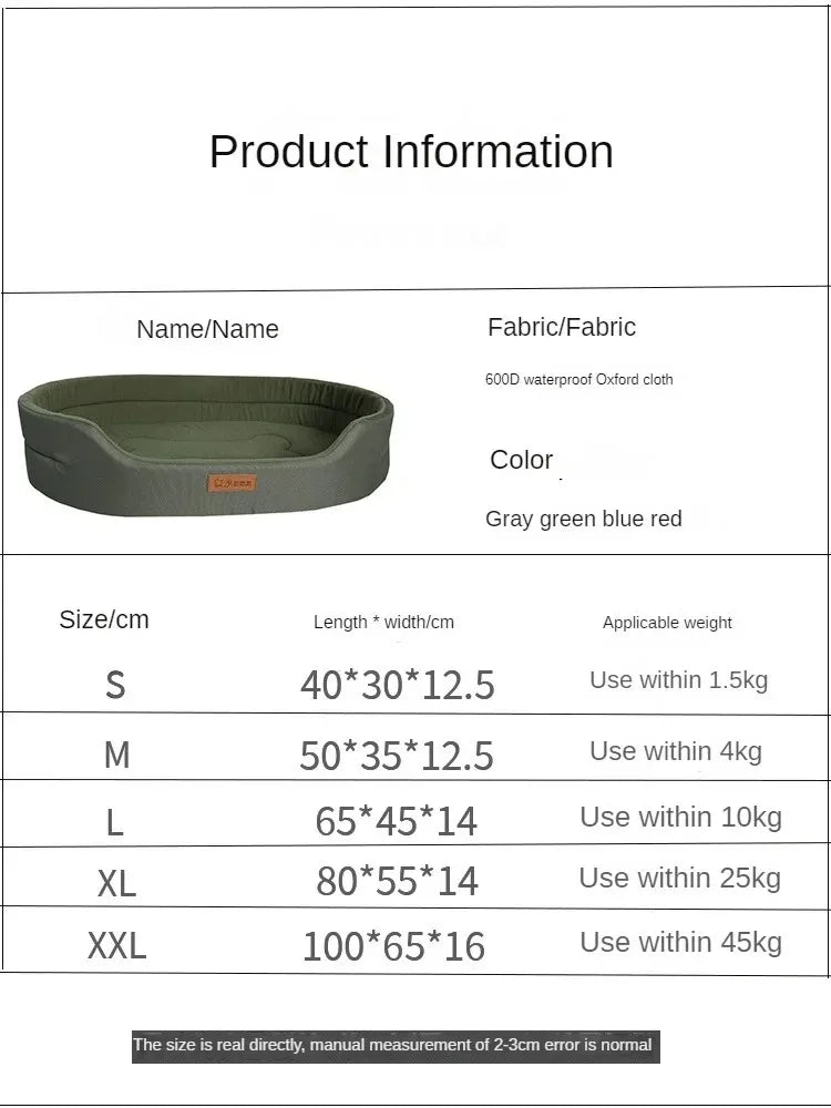 Fluffy Pet Bed & Cushion – Sofa Bed for Dogs & Cats