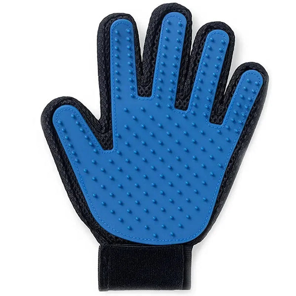 Silicone Pet Grooming Gloves – Hair Brush & Hair Removal for Cats & Dogs