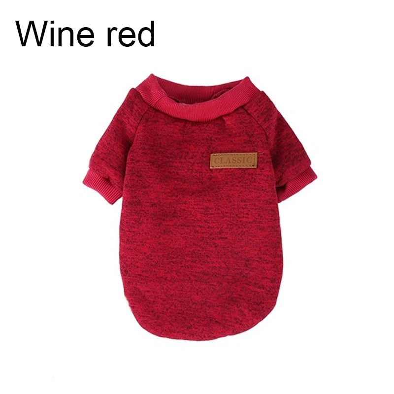 Warm Winter Dog Coat Sweatshirt