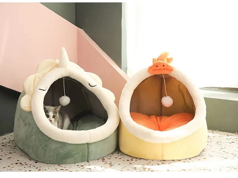 Foldable Deep Sleep Cat Bed
