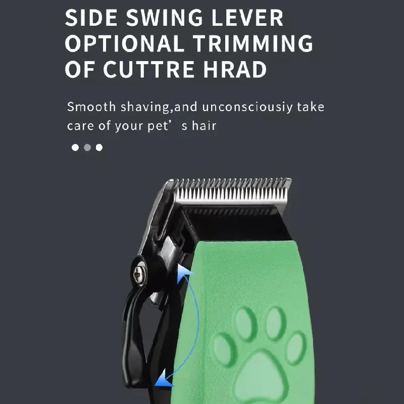 Rechargeable Pet Hair Clippers – Adjustable Trimmer for Cats & Dogs