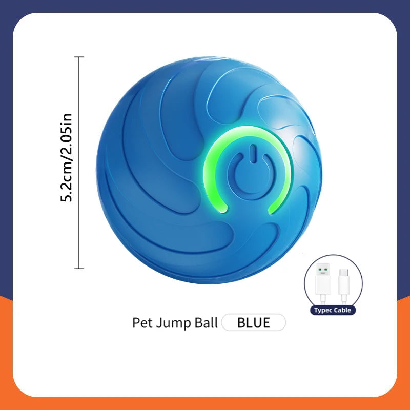 Smart Interactive Dog & Cat Toy Ball – USB Automatic Bouncing Ball