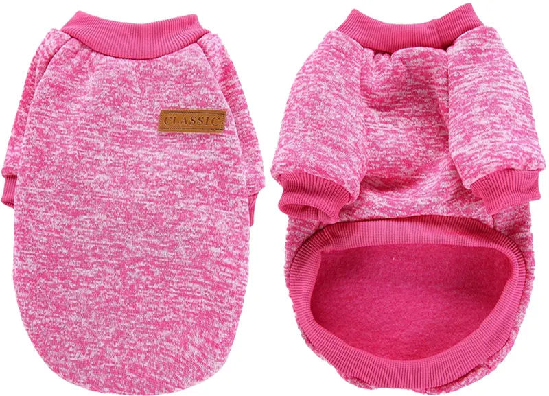 Warm Winter Dog Coat Sweatshirt