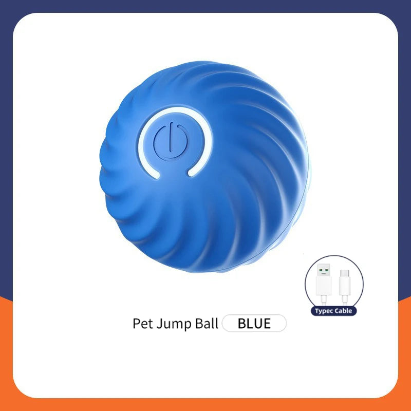 Smart Interactive Dog & Cat Toy Ball – USB Automatic Bouncing Ball
